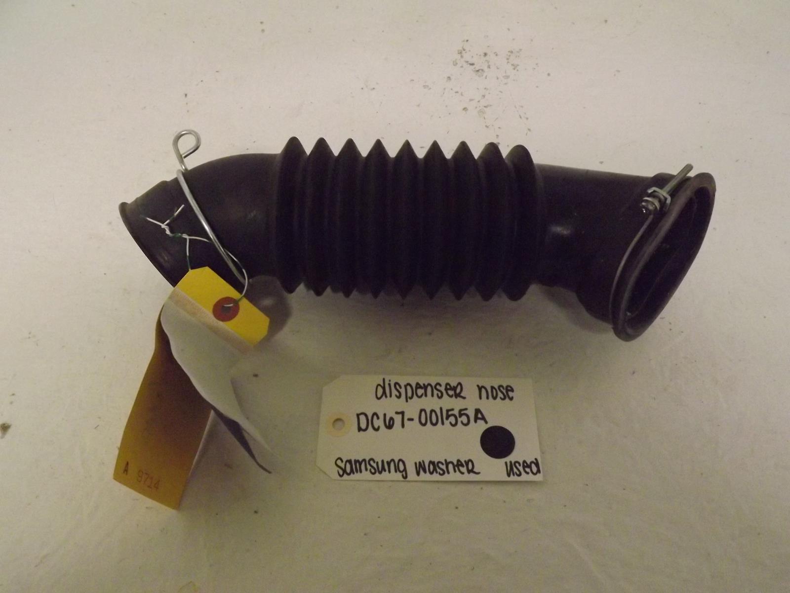 Samsung Washer DC67-00155A Dispenser Hose Used Samsung Washer DC67-00155A Dispenser Hose Used